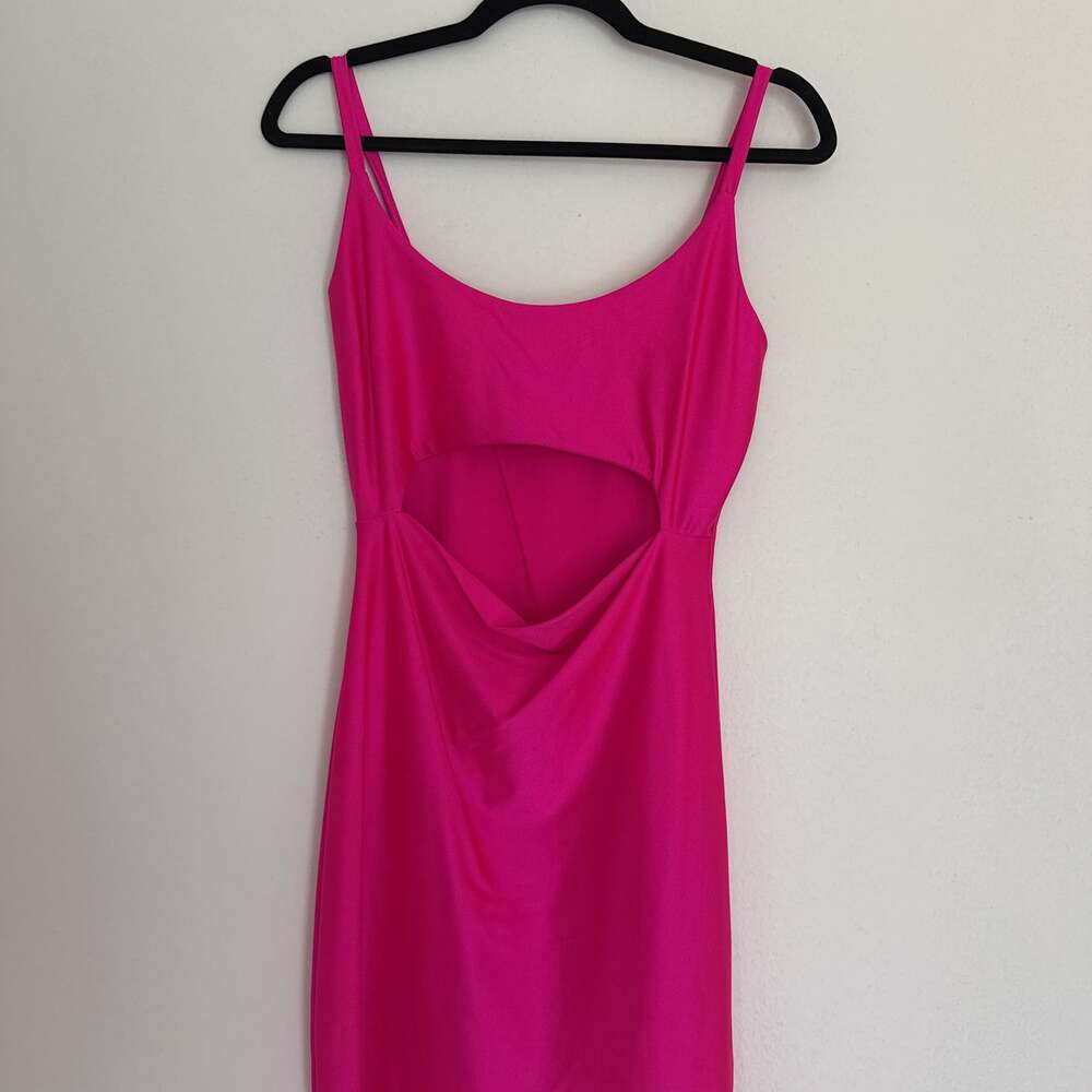 Hot Pink Mini Dress